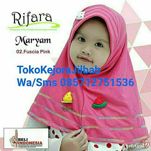 Gamis Anak Jilbab Anak Rifara Maryam Series