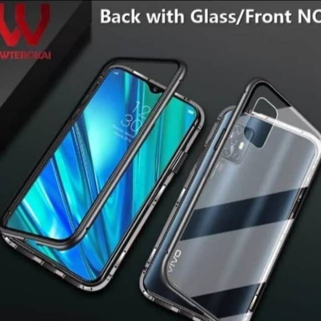 CASE MAGNET VIVO V19 NEW 2020 MAGNETIC ANTI BARET COVER GLASS ORIGINAL