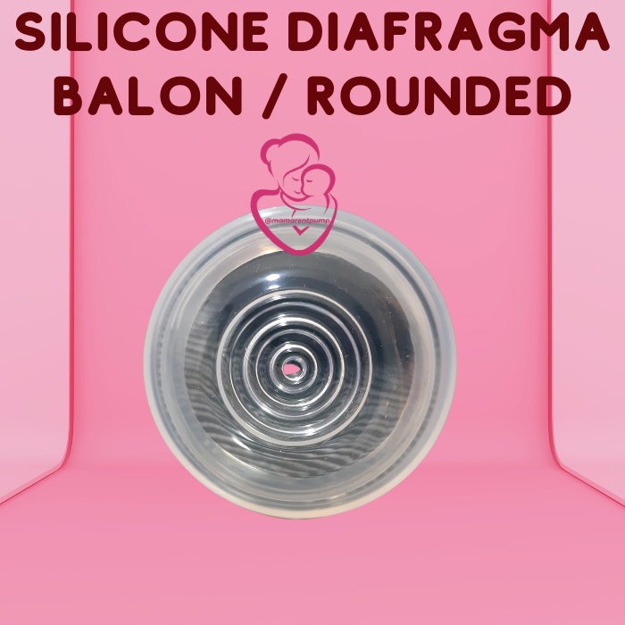 Silicone Diafragma BALON / ROUNDED membran silikon bentuk bulat mangkok cocok Harcoo Sidmool