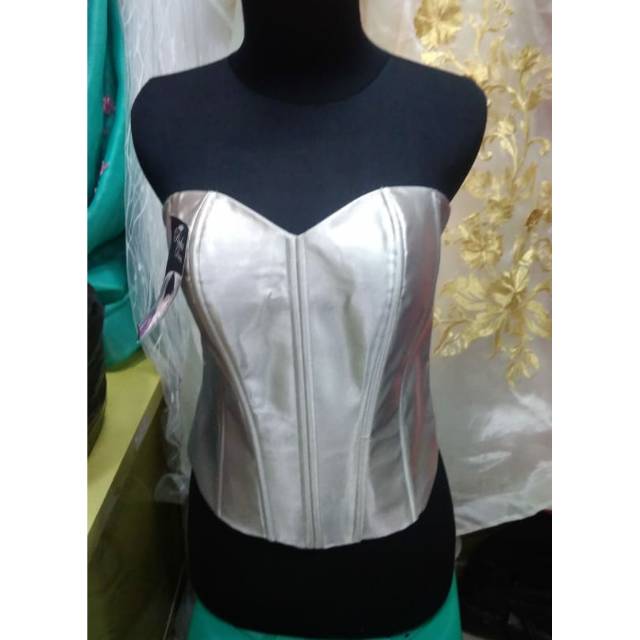 bustier satin