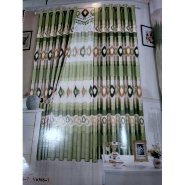 Gorden motif havana gordyn mewah minimalis korden blackout impor tebal horden hordeng hordin hording