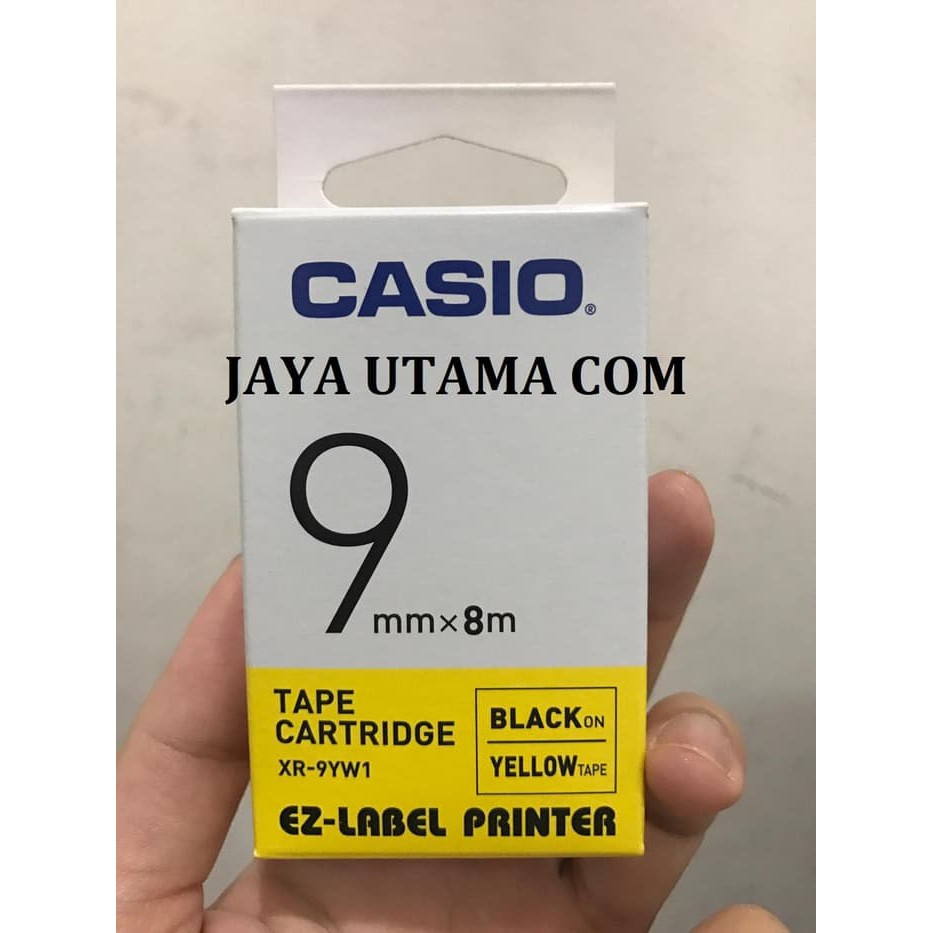 

Tinta Pilot - Label Cetak Harga - Pita Label Printer Casio Ez Label Printer Xr-9Yw1 9Mm Black On