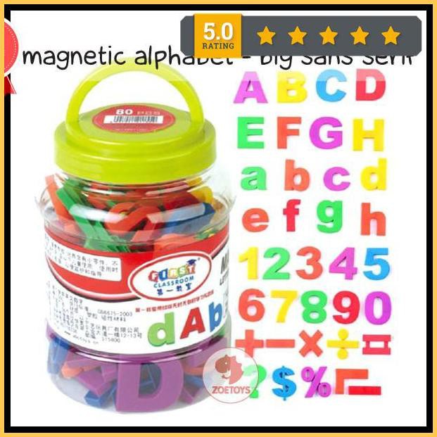 

Magnetic Alphabet - Sans Serif (Big Toples) Free898