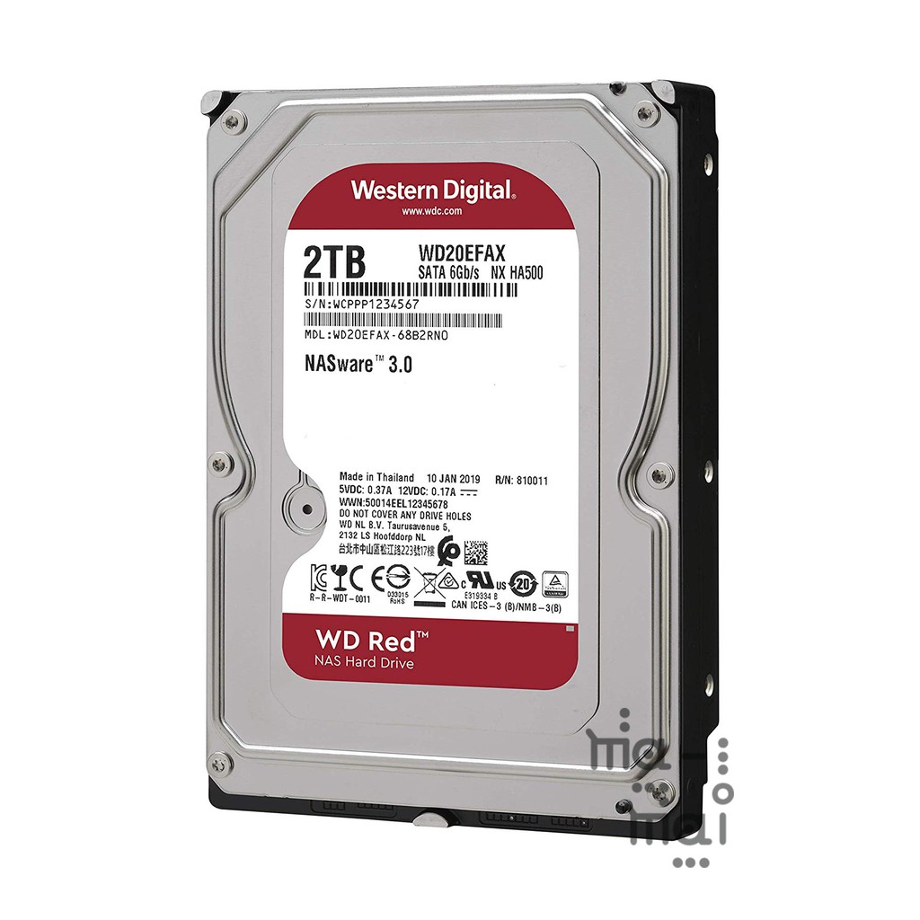 WD RED WD20EFRX 2 TB 3,5" NAS HARD DRIVE WD RED 2TB