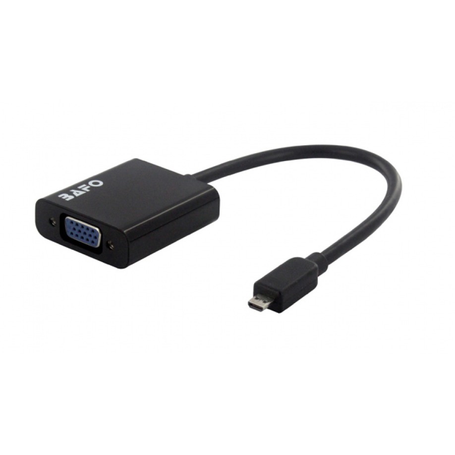 Converter micro Hdmi To Vga + Audio BAFO BF-2622 - Kabel micro Hdmi