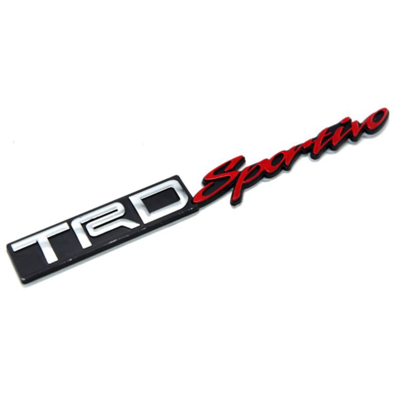 Tulisan Logo Emblem Trd Sportivo Tempelan Toyota Rush Avanza Yaris Agya Fortuner Rush