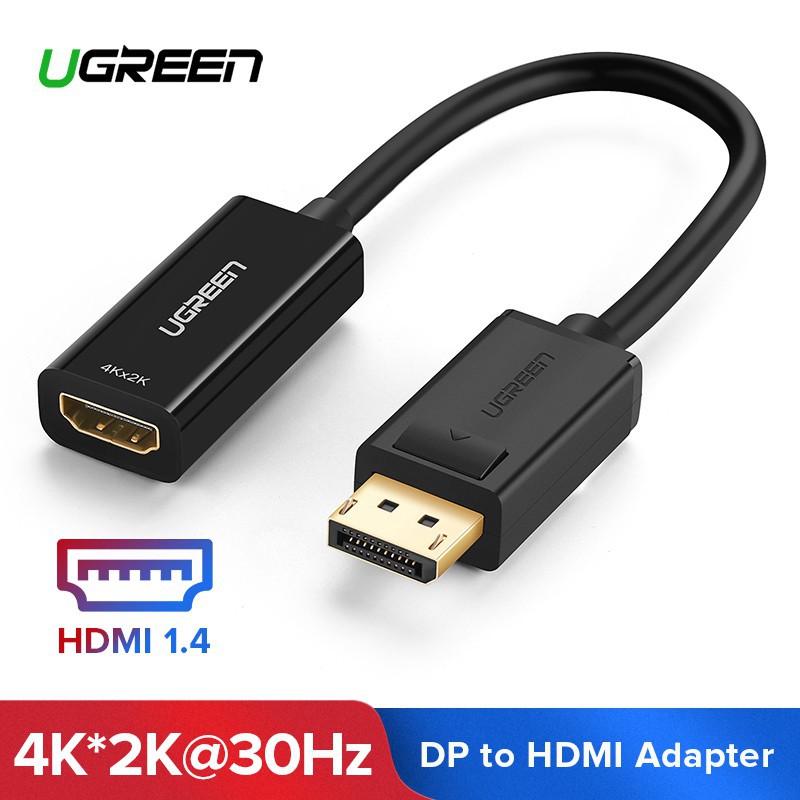 Ugreen Kabel Adapter Display Port 4k*2k DP to HDMI untuk