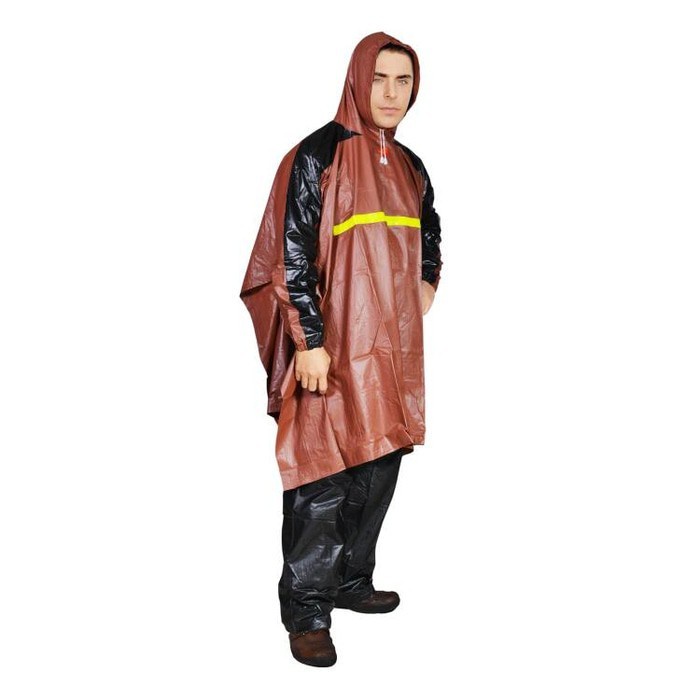 Jas Hujan Ponco Lengan Celana GETZ - Raincoat Mantel Hujan Poncho Tangan plus celana GETZ