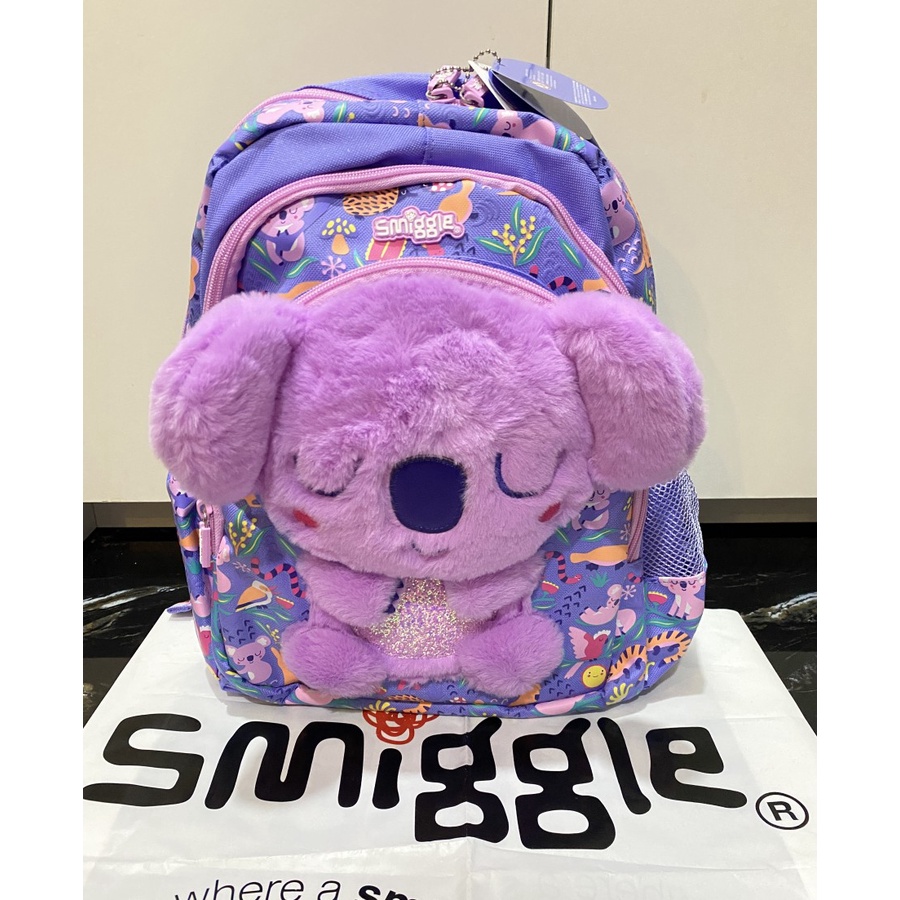 Smiggle Junior Doll Backpack &amp; Lunchbag Animalia Koala / Dino