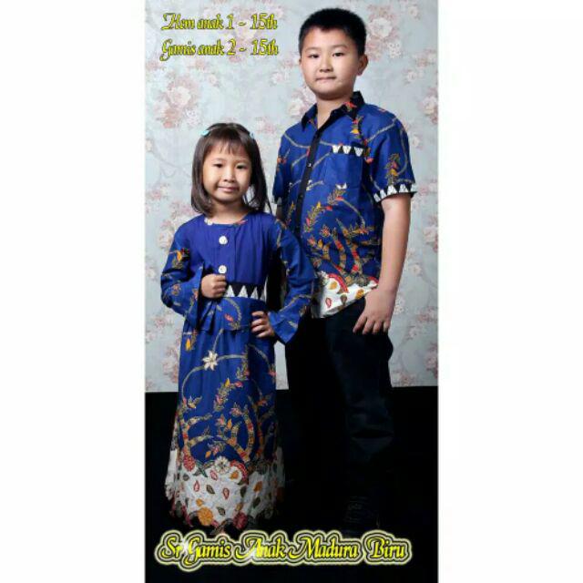 Vania Batik Couple Anak Madura/batik Anak/batik Keluarga