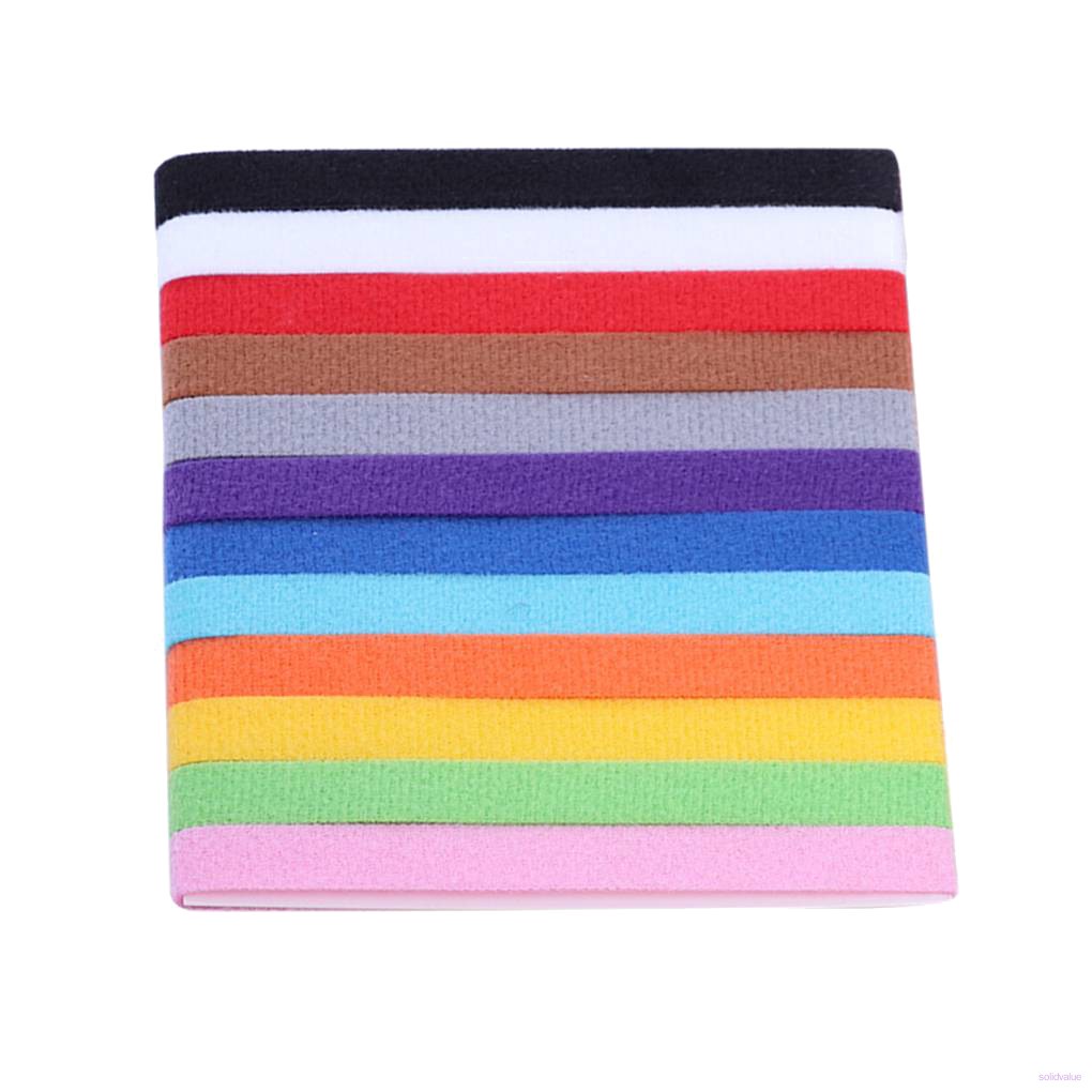 5 / 12 / 15 Warna Kalung Identifikasi Bahan Kain Lembut Dapat Disesuaikan Ukuran 10x230mm Untuk Anjing Newborn