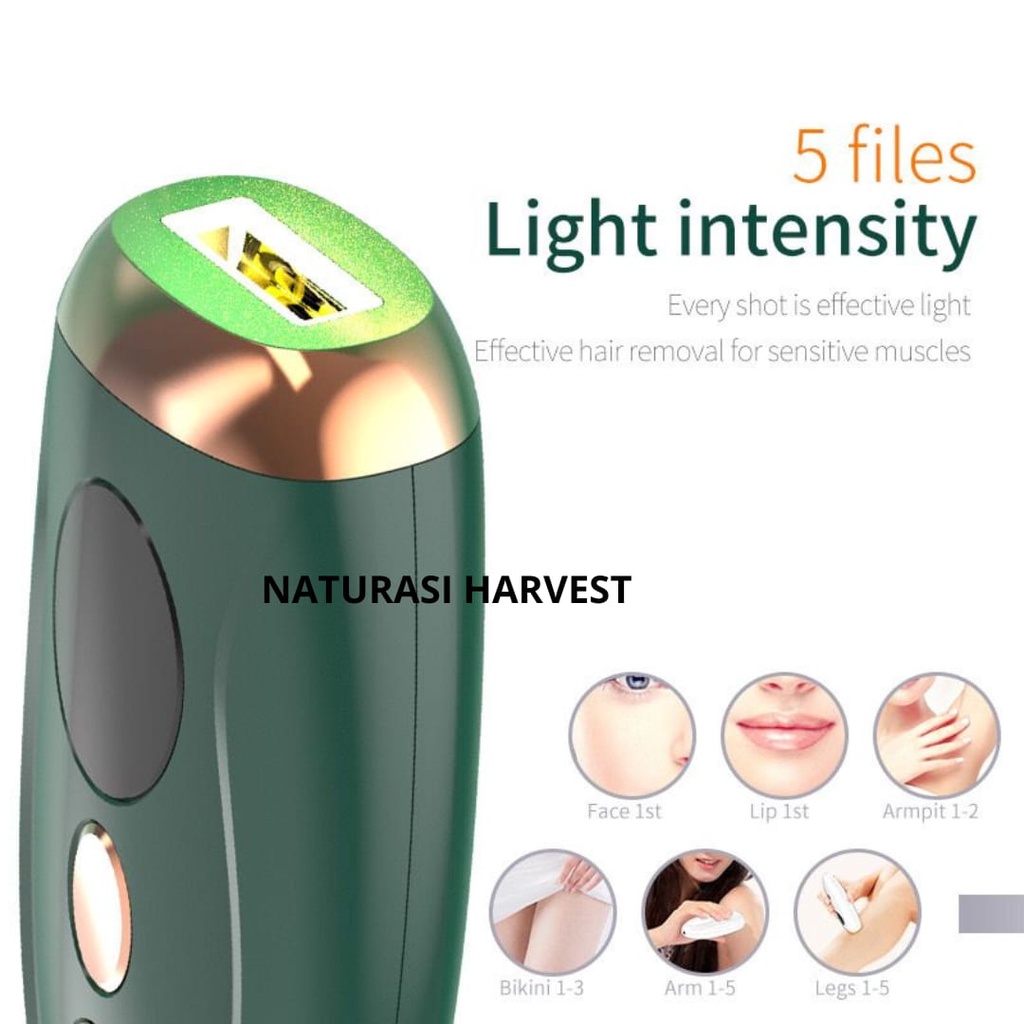 IPL laser Hair Removal Perontok Bulu Permanent Alat Penghilang bulu Ice Cold Laser Tanpa Sakit