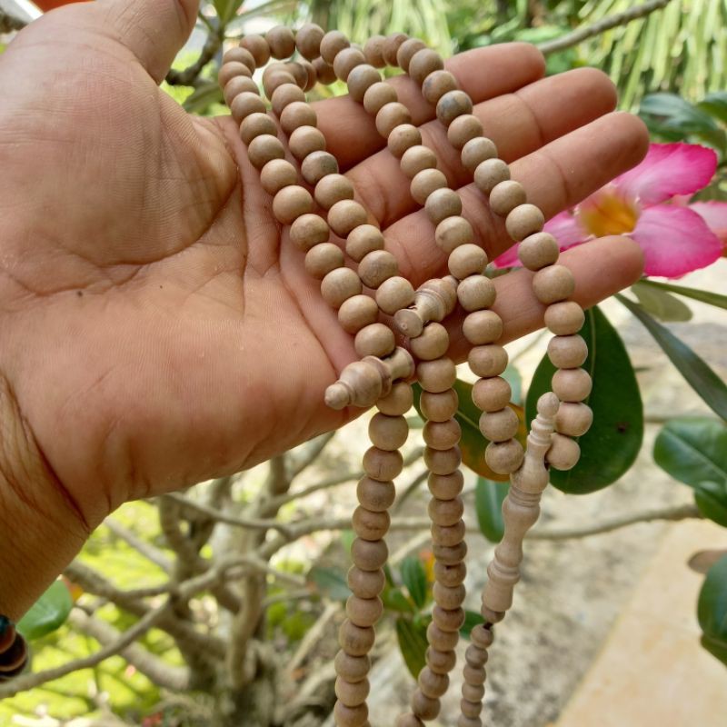 Tasbih kayu dewandaru asli 8mm tasbih dewandaru asli