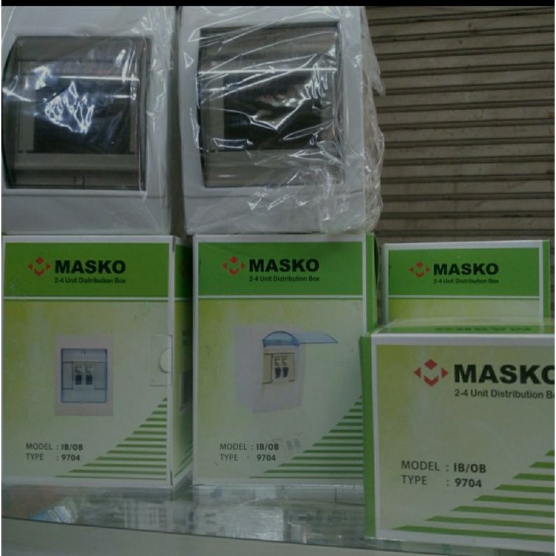 Masko Box mcb 9704 2-4 Group inbow dan outbow IB OB