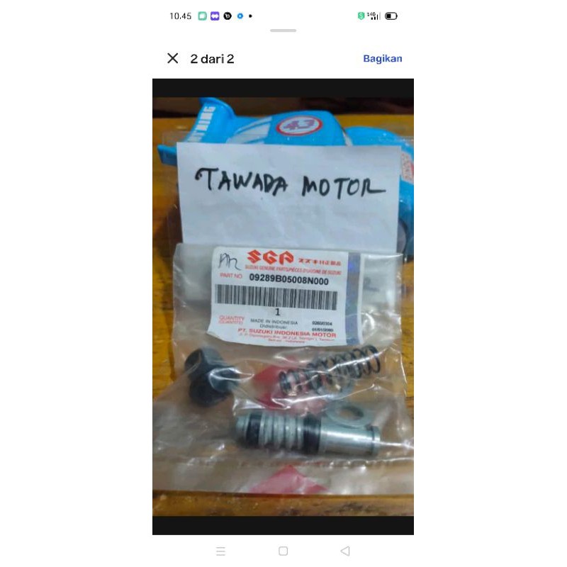 SIL SEAL MASTER REM DEPAN SUZUKI THUNDER 125