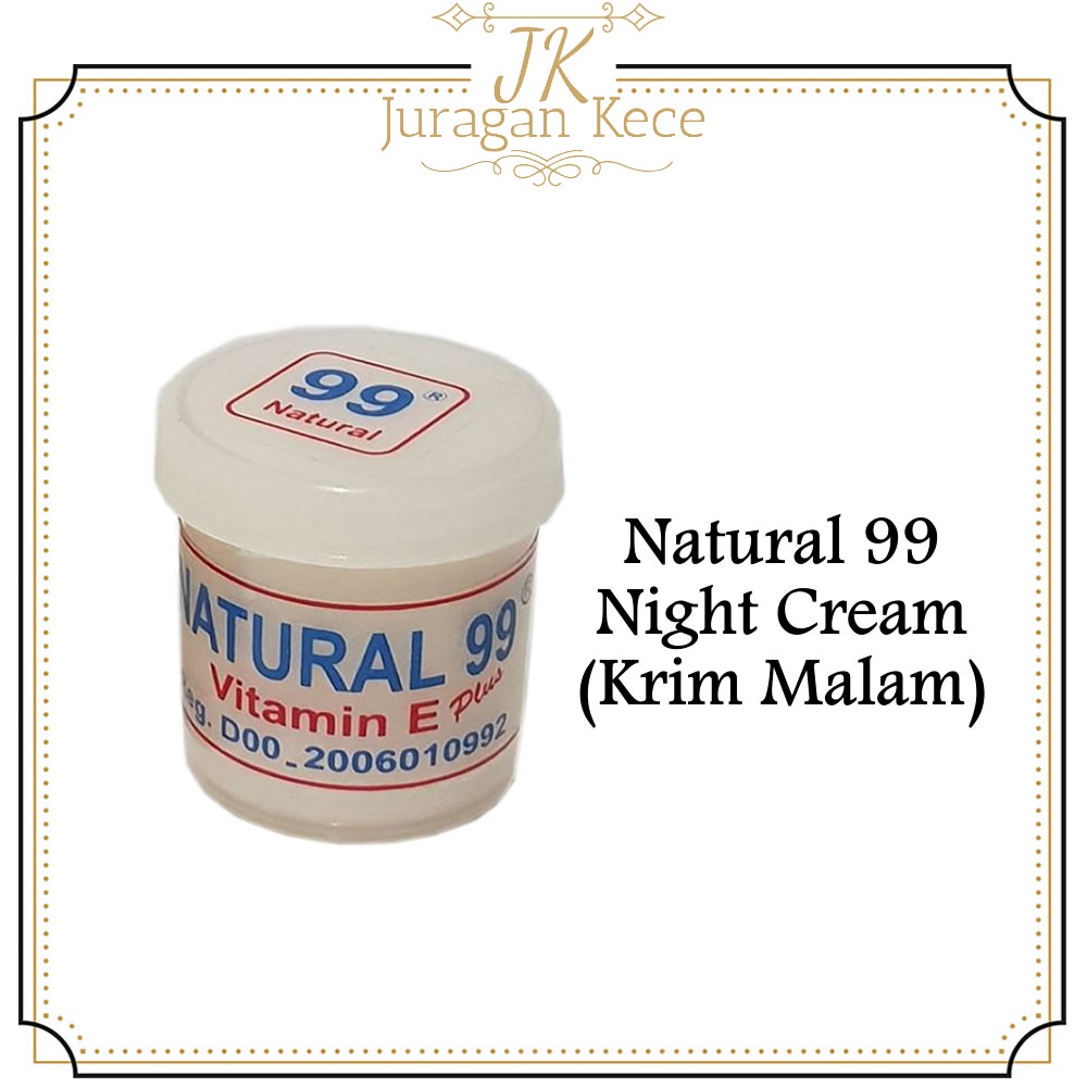 Cream Natural 99 Night Original Asli Krim Malam Pemutih & Pelembab Kulit Wajah Tidak ada penilaian