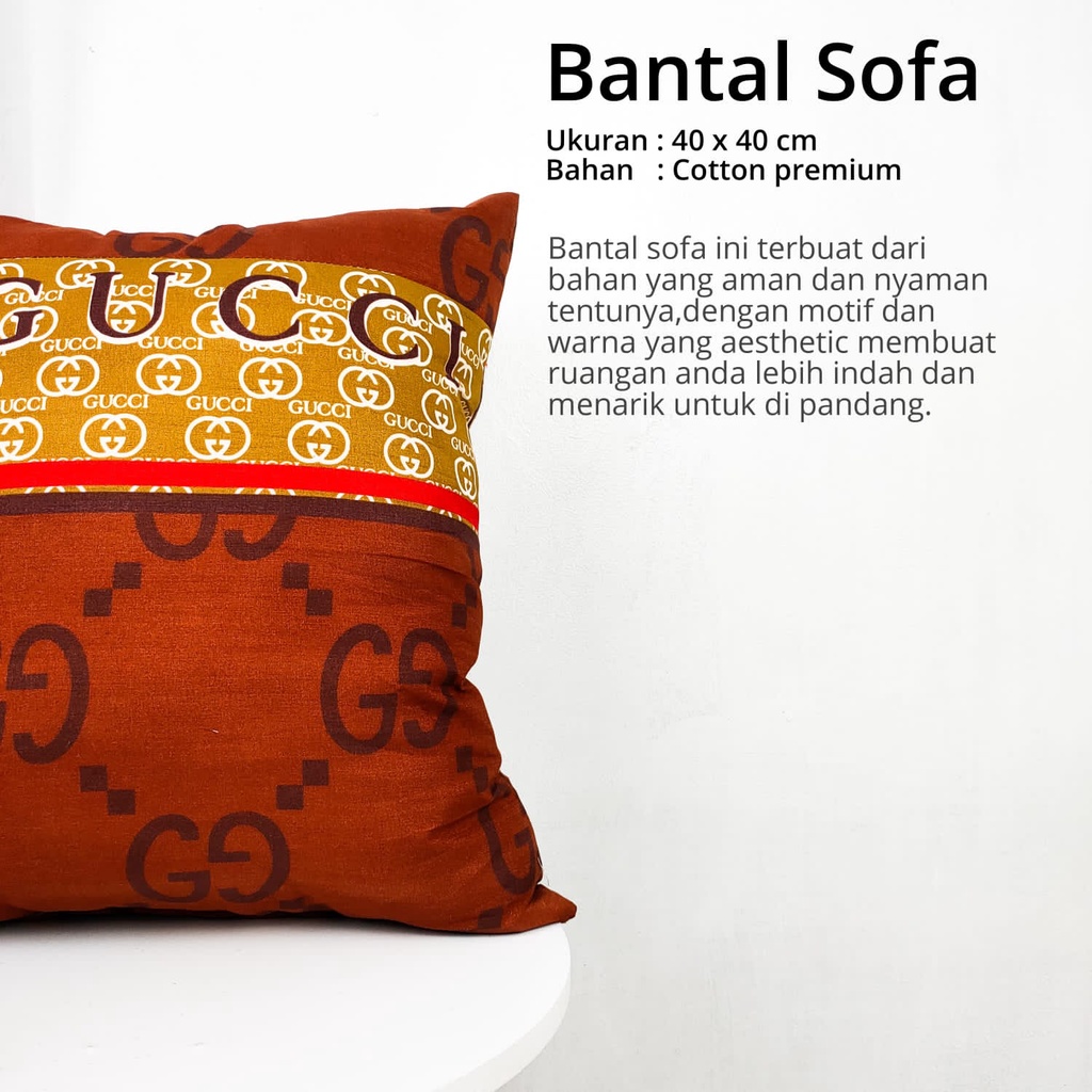 Paket 5 Bantal Kursi Silikon | Bantal Sofa