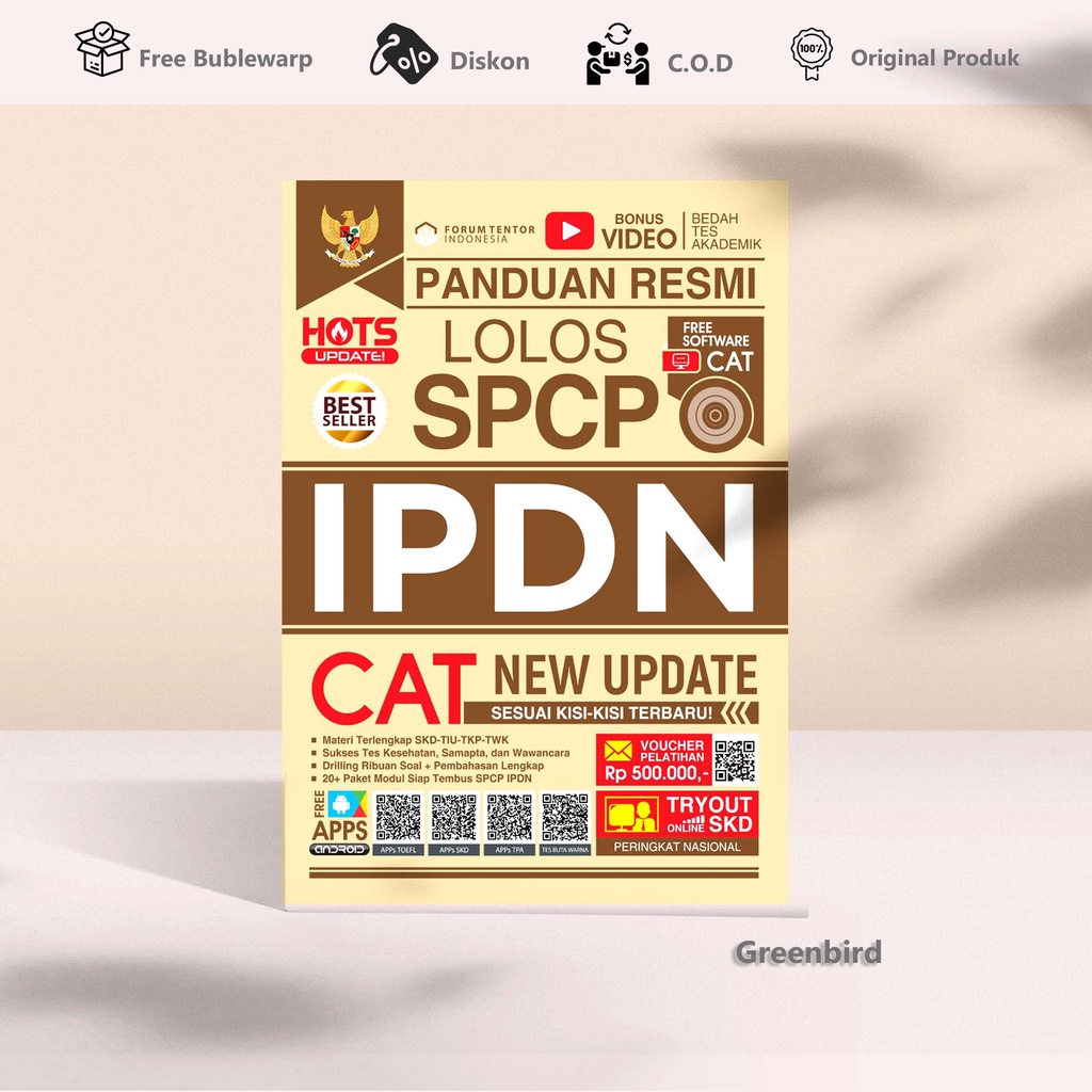 Buku PANDUAN RESMI LOLOS SPCP IPDN 2020-2021 CAT Terlengkap - Agro