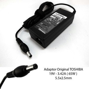 Charger adaptor 19v-3.42a 5.5x2.5mm led for laptop Toshiba Satellite L730 L735 L740 L745 C800 C640