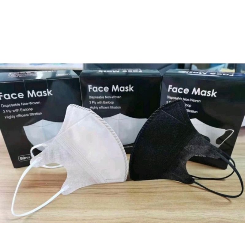 masker duckbiil 3ply dewasa perbox isi 50pcs