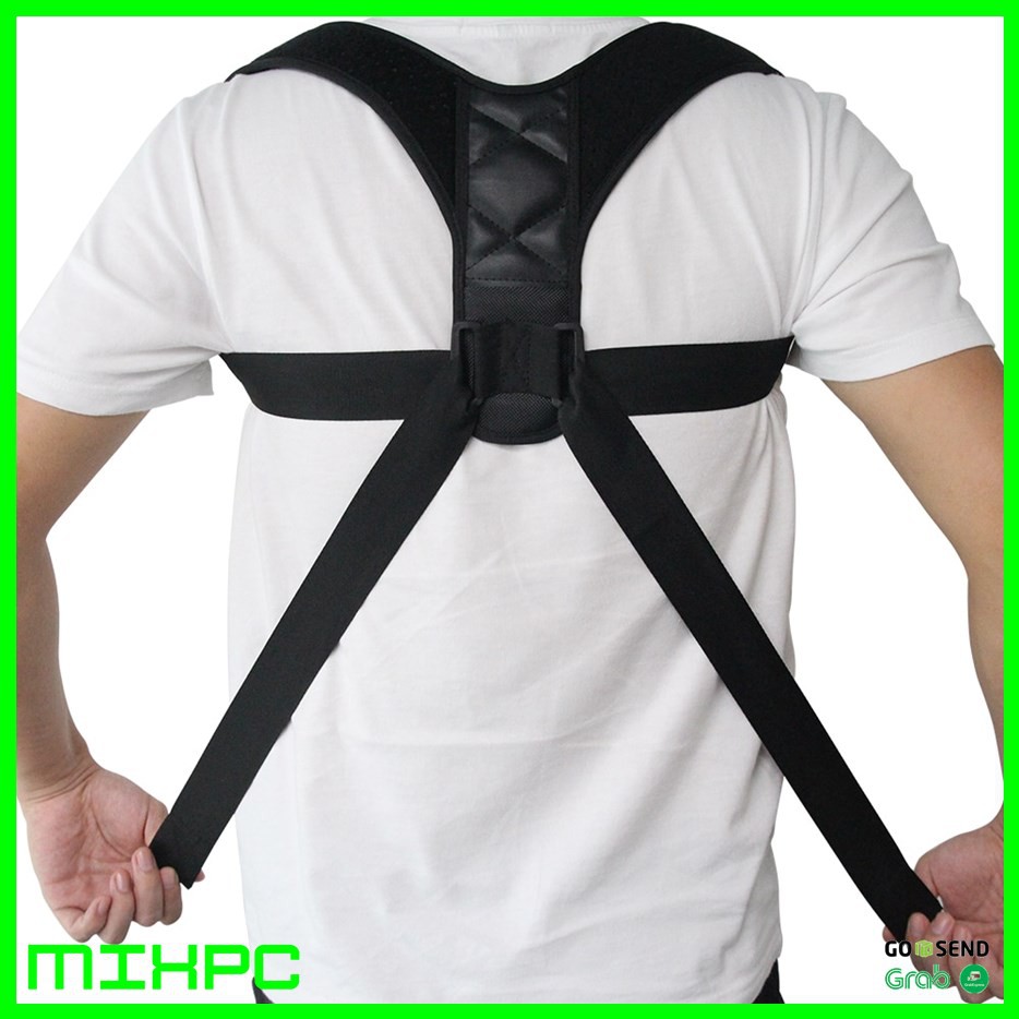 (MAINANKYU) Body Harness Korektor Postur Punggung Size M