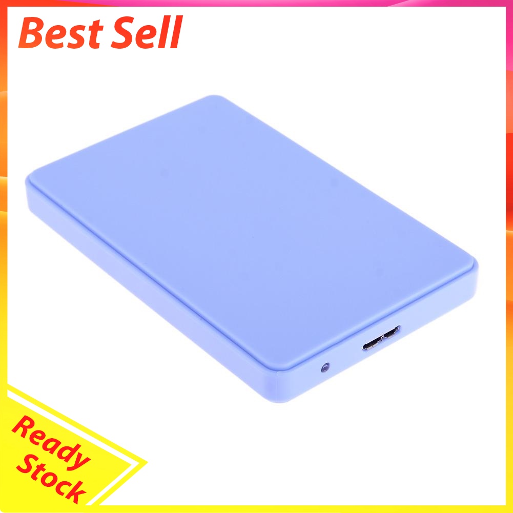 2.5in USB3.0 SATA Box 3TB HDD Hard Drive SSD External Enclosure Case for PC