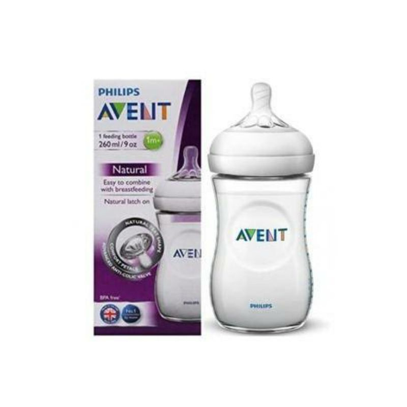 BOTOL SUSU AVENT 260ML NATURAL WHITE - SCF 693