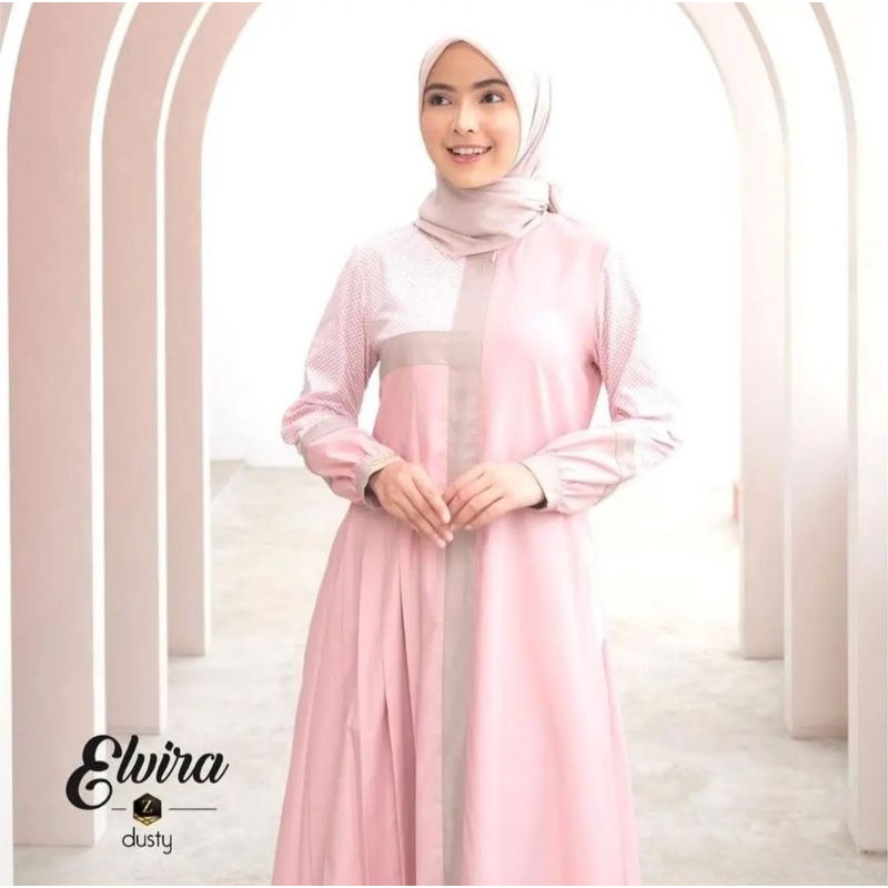 Elvira Dress - Dusty Pink | Zalifa