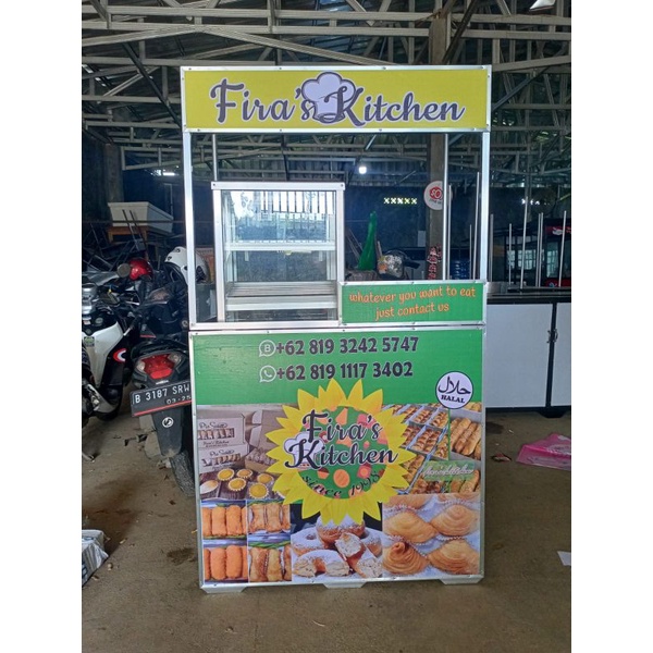 Booth portable etalase kekinian