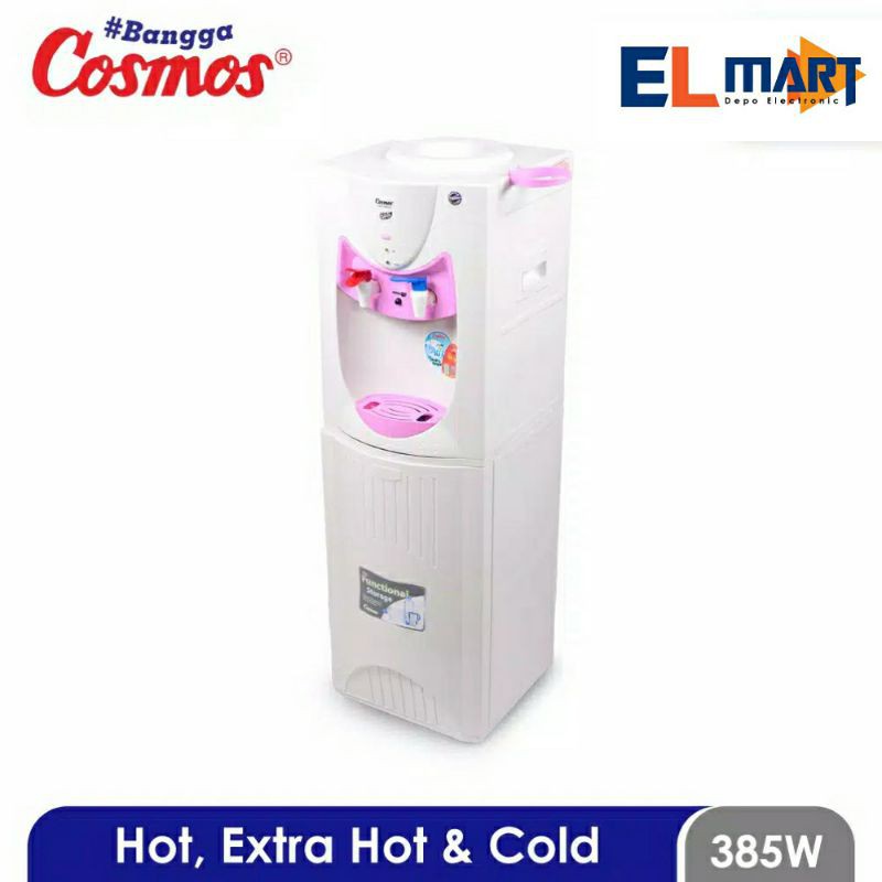 Cosmos dispenser berdiri panas dingin CWD 5602 dispenser galon atas  hot n cool CWD5602