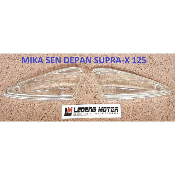 Mika Sen Depan Supra-X 125 Lama Kaca Lampu Sen Lokal