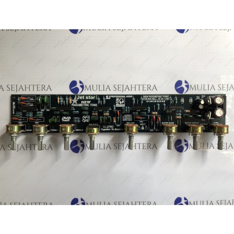 Tone Parametrik C40 Stereo IC 4558 sisir