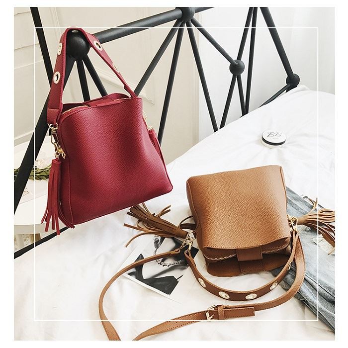 JK Y10958 1KG MUAT 2PCS TAS SELEMPANG WANITA FASHION IMPORT
