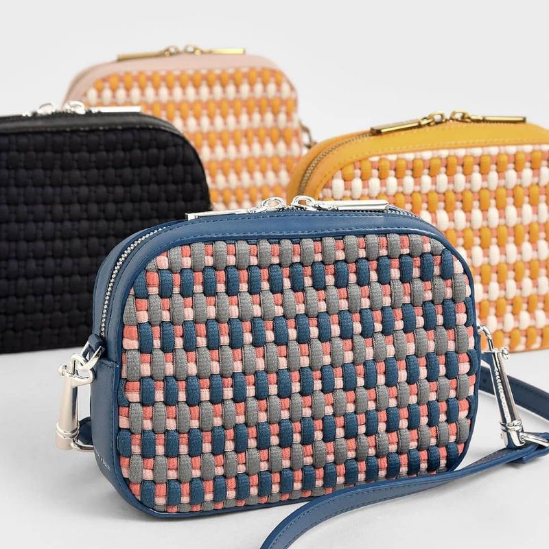 CK Woven Crossbody Bag