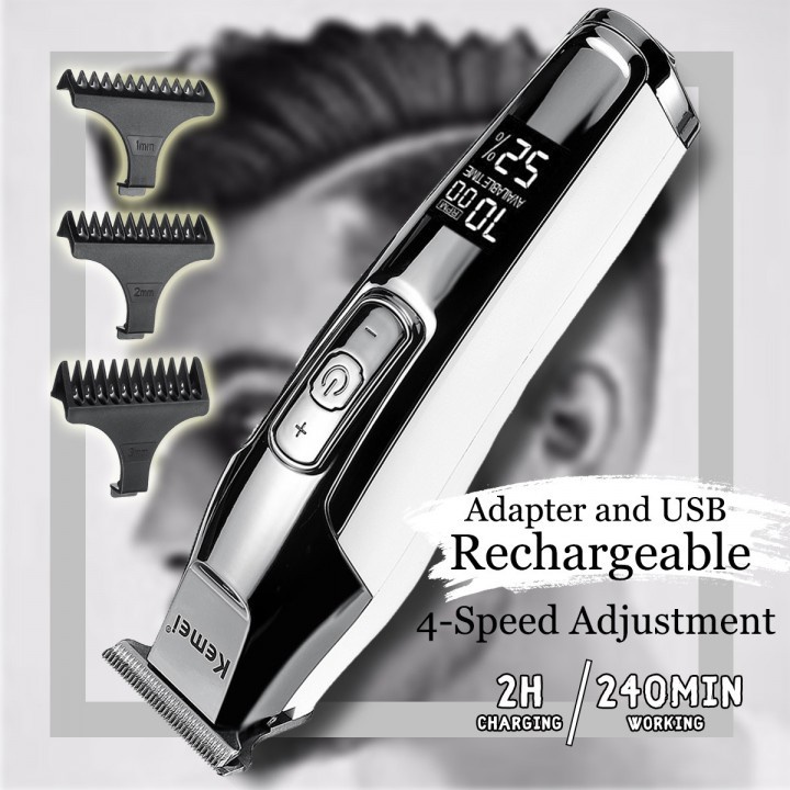 Alat Cukur Rambut Jenggot Kemei 5027 Hair Clipper Detailer KM-5027