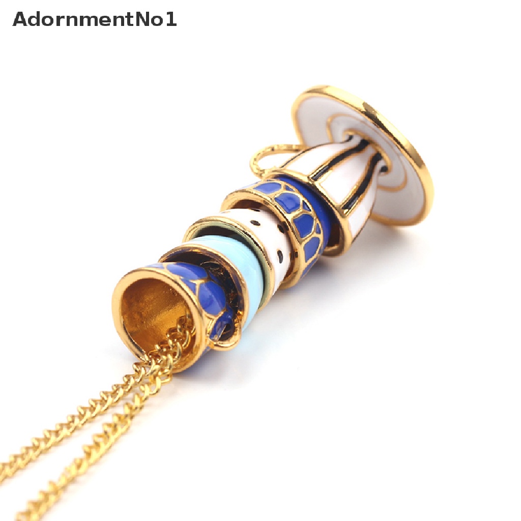 (AdornmentNo1) Kalung Rantai Panjang Dengan Liontin Cangkir Teh Enamel Untuk Wanita