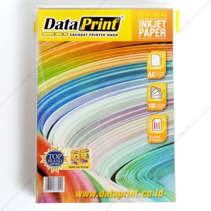 

Jual Inkjet Paper A4 100 gsm - Data Print isi 100 Lembar terbaik