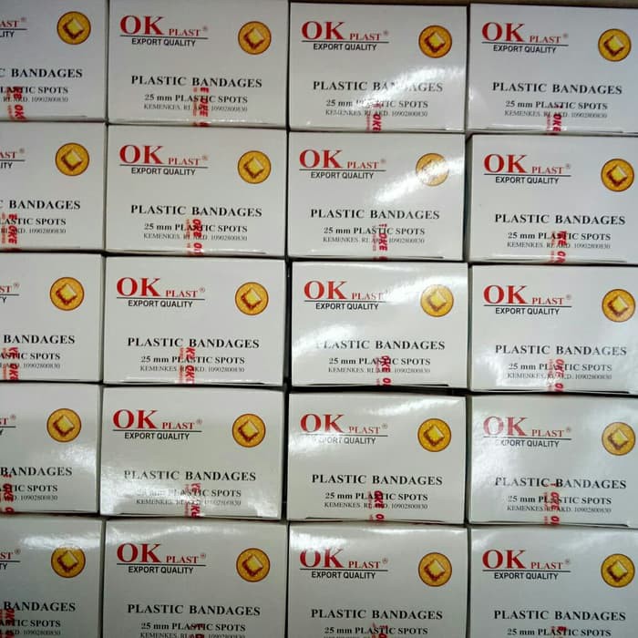 ALAT KESEHATAN PLESTER OK PLAST / PLASTIC BANDAGE OK PLAST AMAN&BERKUALITAS