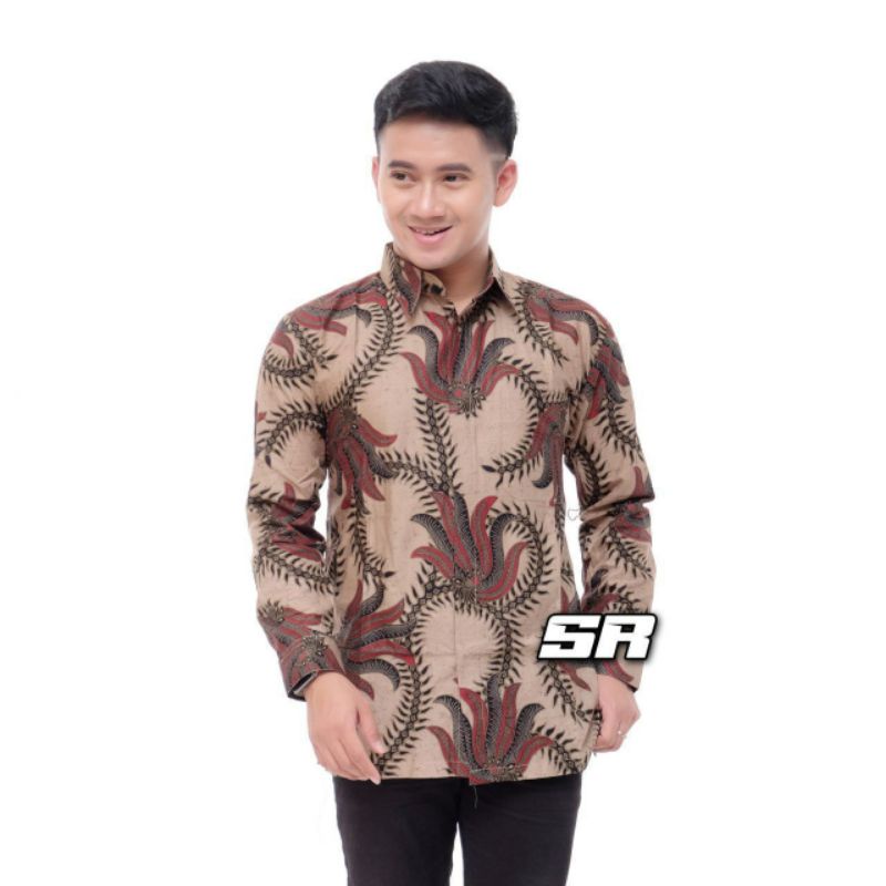 KEMEJA PRIA BAJU BATIK LENGAN PANJANG