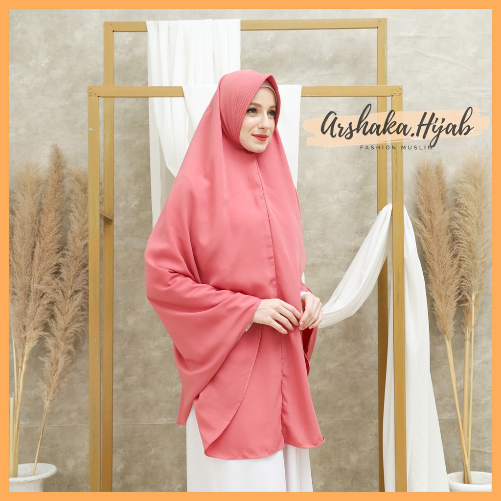 Khimar Jumbo XXXL Hijab Instan Syari Wolfis Grade A