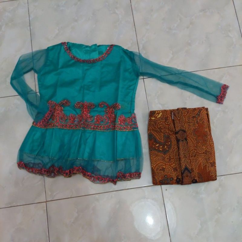 [Big Sale] Kebaya Anak + Rok Instan