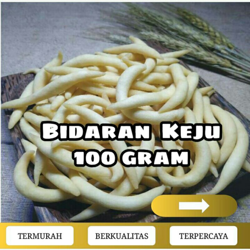 

[Termurah] Kue Bidaran Keju 100 Gram / Snack Cendol Keju Gurih 100 Gram