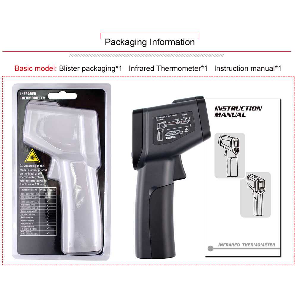 Thermometer Infrared Digital Handheld Non Contact Termometer Pengukur Suhu Benda Ruang Metode Laser Portable Berkualitas