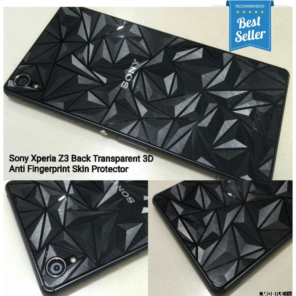 Skin Garskin Diamond Clear Screen for Case Sony Xperia Z3 / Z3 Plus/ Docomo