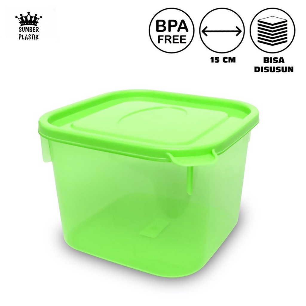 SHINPO Toples Plastik Ukuran M 1.65 L Tempat Cemilan Boccadillo Food Storage BPA FreeSPO-SIP-304M