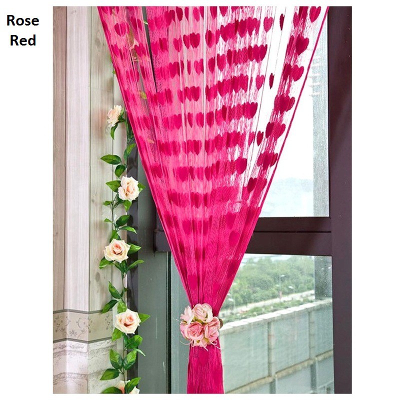 FENIM TSM 3116  TIRAI BENANG LOVE GORDEN MOTIF DEKORASI PINTU DAN JENDELA BATAM