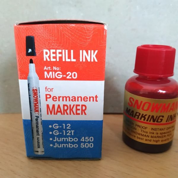 

Tinta Snowman G12 Merah-ATEKA