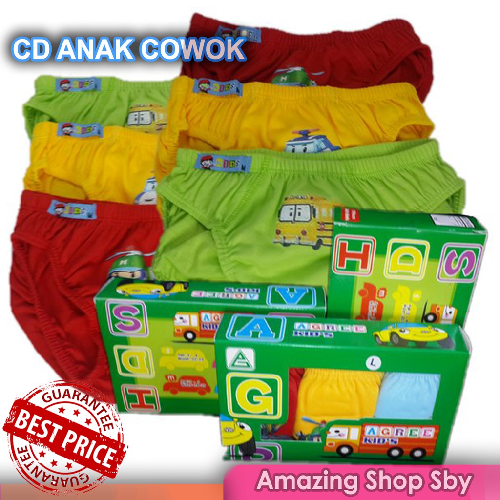 CD Celana Dalam Anak Cowok Celana Dalam Anak Laki Laki Agree AK020 Murah