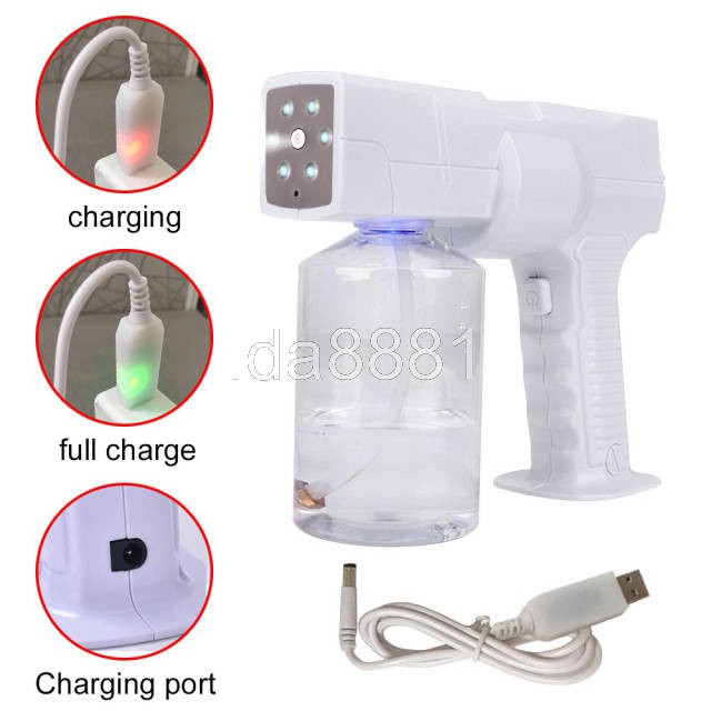 BEAUTYMAXX-HAIR NANO GUN/Nano Spray Gun/Nano Spray/Blue Light Nano Steam Spray/Nano Disinfektant Spray Gun Wireless