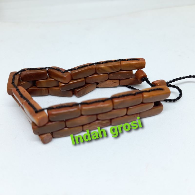 Gelang Kaoka Cantik Coklat/Hitam Model Rolex Original